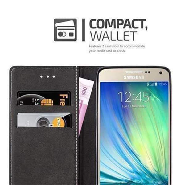 Fordral för Samsung Galaxy A5 2015 Skal med magnetisk stängning, ståfunktion och kortficka Mobilskydd