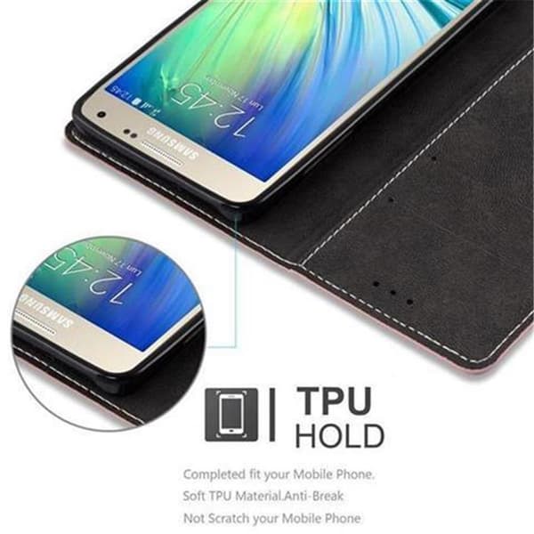 Fordral för Samsung Galaxy A5 2015 Skal med magnetisk stängning, ståfunktion och kortficka Mobilskydd