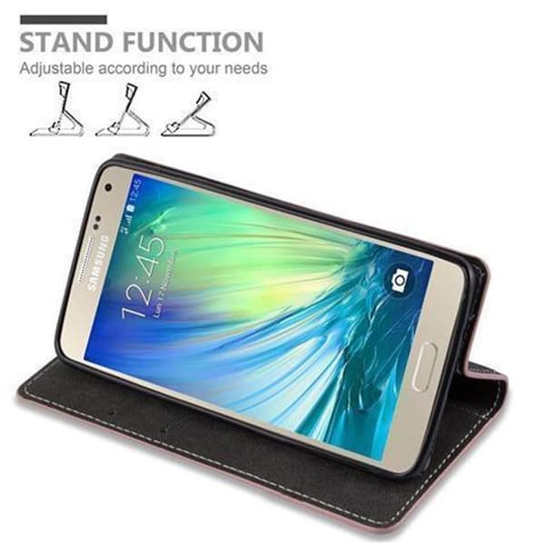 Fordral för Samsung Galaxy A5 2015 Skal med magnetisk stängning, ståfunktion och kortficka Mobilskydd