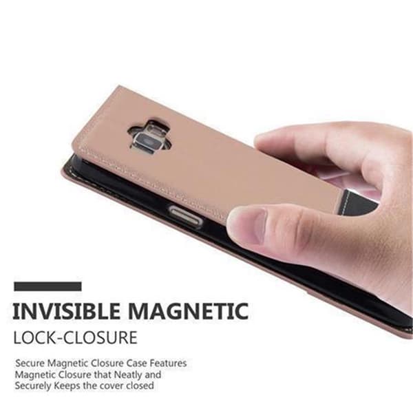 Fordral för Samsung Galaxy A5 2015 Skal med magnetisk stängning, ståfunktion och kortficka Mobilskydd
