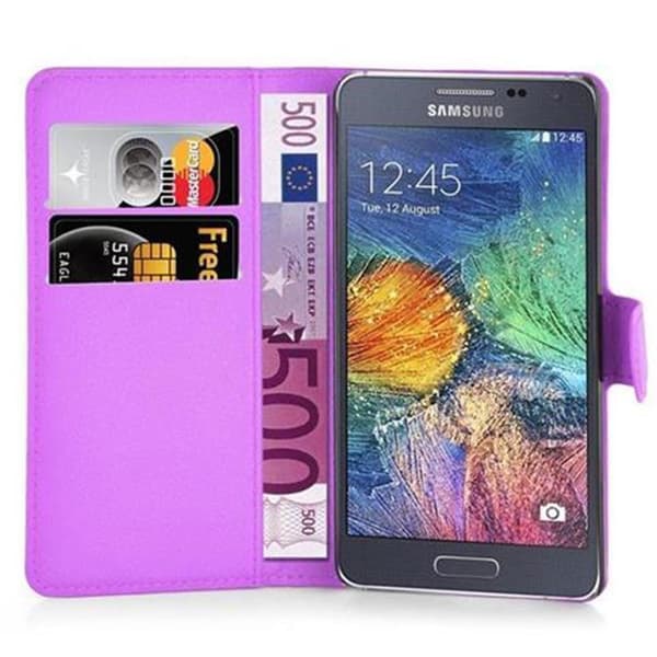 Samsung Galaxy A7 2015 Plånboksfodral Fodral Skal Case med magnetisk stängning, ståfunktion och kortplats