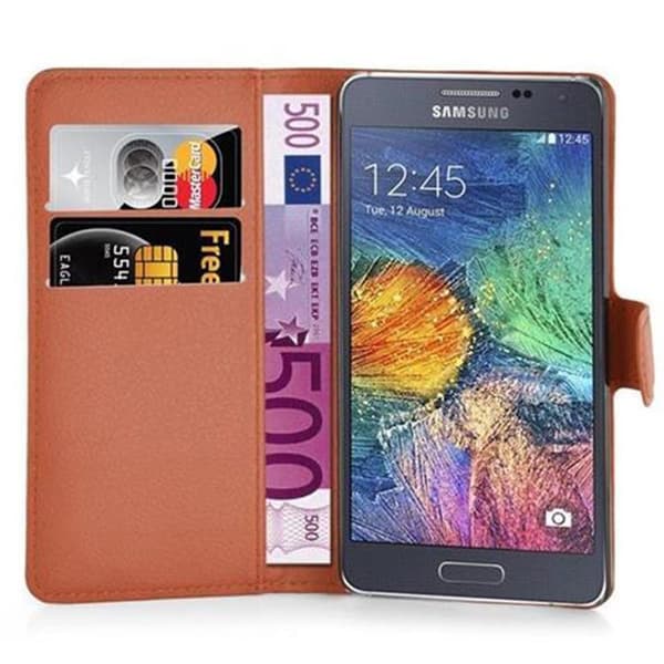 Samsung Galaxy A7 2015 Plånboksfodral Fodral Skal Case med magnetisk stängning, ståfunktion och kortplats