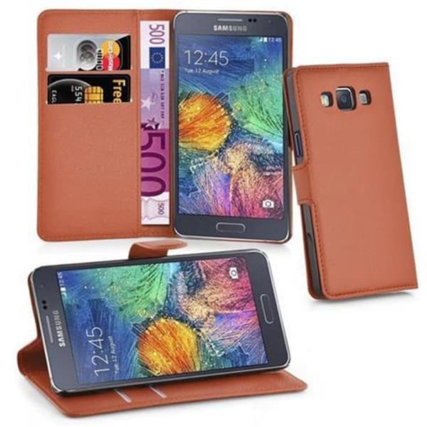 Samsung Galaxy A7 2015 Plånboksfodral Fodral Skal Case med magnetisk stängning, ståfunktion och kortplats