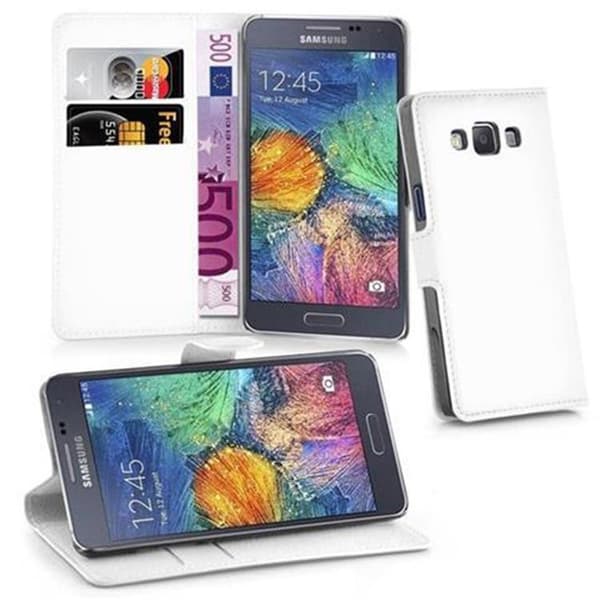 Deksel til Samsung Galaxy A7 2015 Lommebokdeksel med magnetisk lukking, stativfunksjon og kortlomme