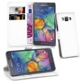 Pikkukuva 1 / 5: Samsung Galaxy A7 2015 Suojakotelo Lompakkokotelo Matkapuhelinkotelo Suojakuori jossa magneettisuljenta, jalusta-toiminto ja korttitasku
