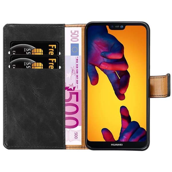 Deksel til Huawei P20 LITE 2018 / NOVA 3E Lommebokdeksel med magnetisk lukking, stativfunksjon og kortlomme
