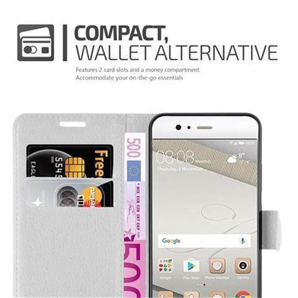 Huawei P10 PLUS Suojakotelo Lompakkokotelo Matkapuhelinkotelo Suojakuori jossa magneettisuljenta, jalusta-toiminto ja korttitasku