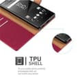 Miniatyrbilde 4 av 7: Deksel til Sony Xperia Z5 Lommebokdeksel med magnetisk lukking, stativfunksjon og kortlomme