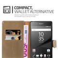 Miniatyrbilde 3 av 7: Deksel til Sony Xperia Z5 Lommebokdeksel med magnetisk lukking, stativfunksjon og kortlomme