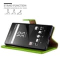 Miniatyrbilde 7 av 7: Deksel til Sony Xperia Z5 Lommebokdeksel med magnetisk lukking, stativfunksjon og kortlomme