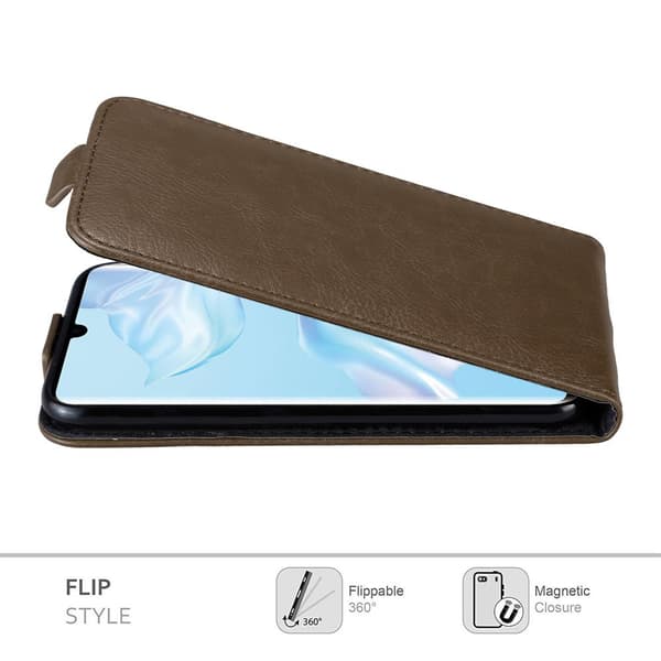 Deksel til Huawei P30 PRO Flip Etui med magnetisk lukking