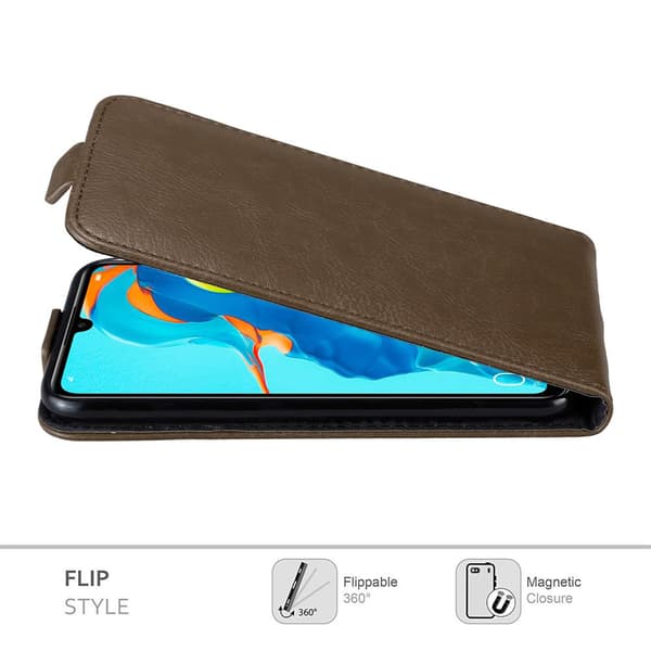 Deksel til Huawei P30 LITE Flip Etui med magnetisk lukking