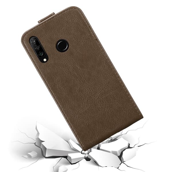 Deksel til Huawei P30 LITE Flip Etui med magnetisk lukking