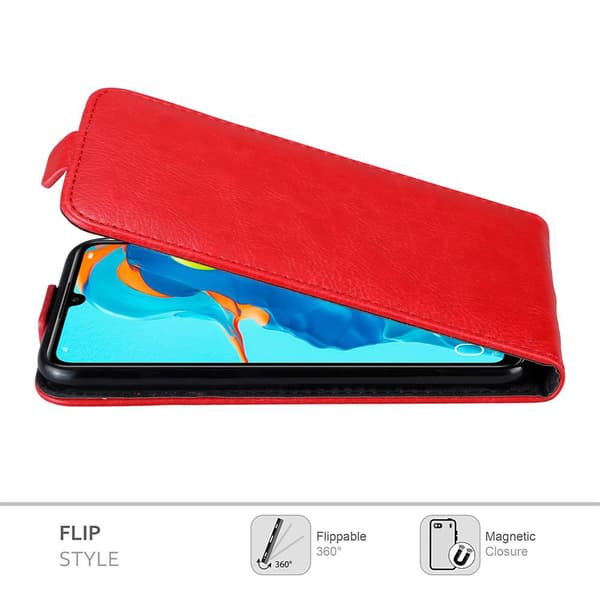 Deksel til Huawei P30 LITE Flip Etui med magnetisk lukking