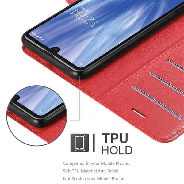 Sharp Aquos R3 Plånboksfodral Fodral Skal Case med magnetisk stängning, ståfunktion och kortplats