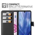 Miniatyrbilde 3 av 8: Deksel til Sharp Aquos R3 Lommebokdeksel med magnetisk lukking, stativfunksjon og kortlomme