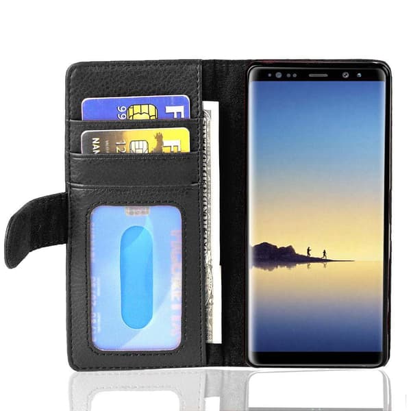 Lommebokdeksel til Samsung Galaxy NOTE 8 Deksel med magnetisk lukking og 3 kortplasser
