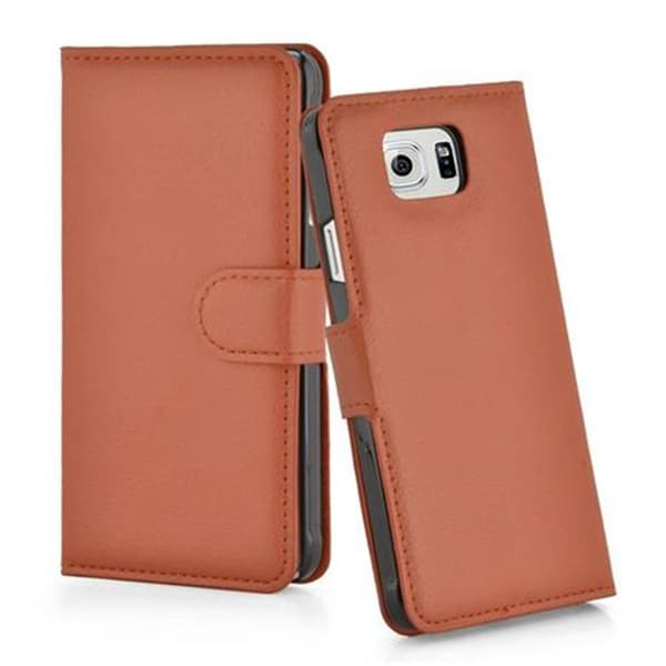 Samsung Galaxy S6 Plånboksfodral Fodral Skal Case med magnetisk stängning, ståfunktion och kortplats