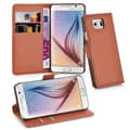 Miniatyrbild 1 av 5: Samsung Galaxy S6 Plånboksfodral Fodral Skal Case med magnetisk stängning, ståfunktion och kortplats