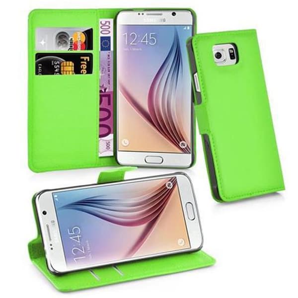 Samsung Galaxy S6 Plånboksfodral Fodral Skal Case med magnetisk stängning, ståfunktion och kortplats