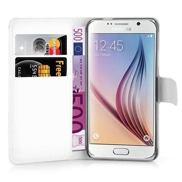 Samsung Galaxy S6 Plånboksfodral Fodral Skal Case med magnetisk stängning, ståfunktion och kortplats