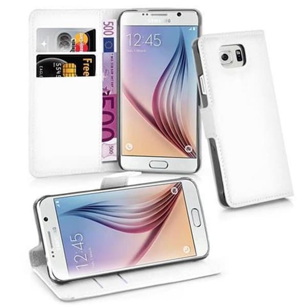 Samsung Galaxy S6 Plånboksfodral Fodral Skal Case med magnetisk stängning, ståfunktion och kortplats
