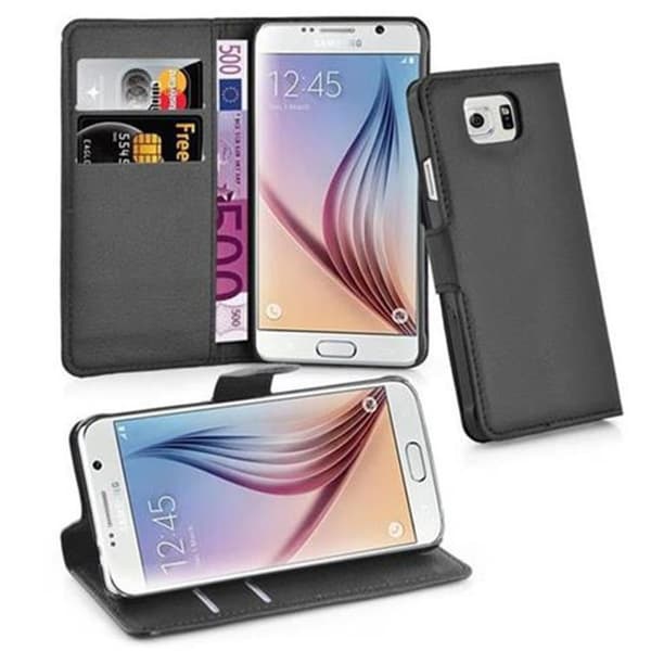 Samsung Galaxy S6 Plånboksfodral Fodral Skal Case med magnetisk stängning, ståfunktion och kortplats