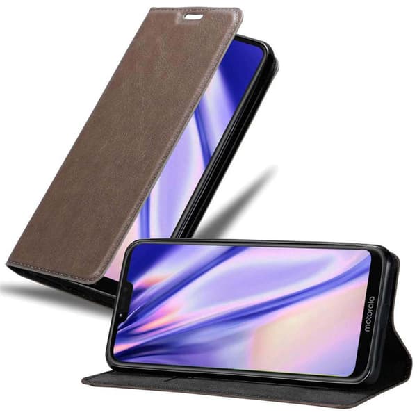 Lommebokdeksel til Motorola MOTO G7 POWER Deksel med magnetisk lukking, stativfunksjon og kortlomme