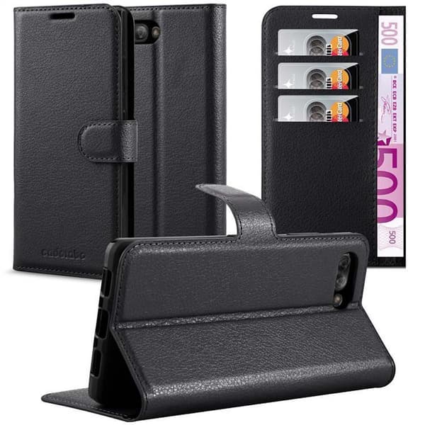 Blackberry KEY 2 Plånboksfodral Fodral Skal Case med magnetisk stängning, ståfunktion och kortplats
