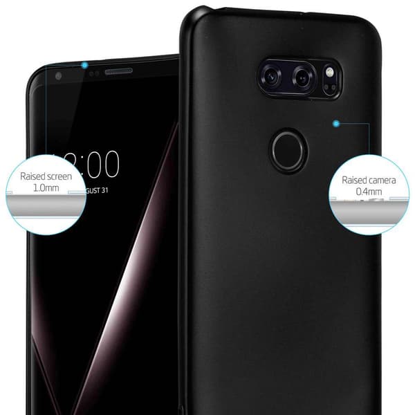 Deksel til LG V30 / V30+ / V30S / V30S+ Beskyttelsesdeksel laget av fleksibelt TPU-silikon