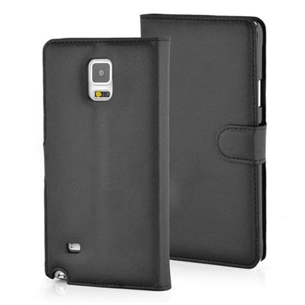Samsung Galaxy NOTE 4 Suojakotelo Lompakkokotelo Matkapuhelinkotelo Suojakuori jossa magneettisuljenta, jalusta-toiminto ja korttitasku