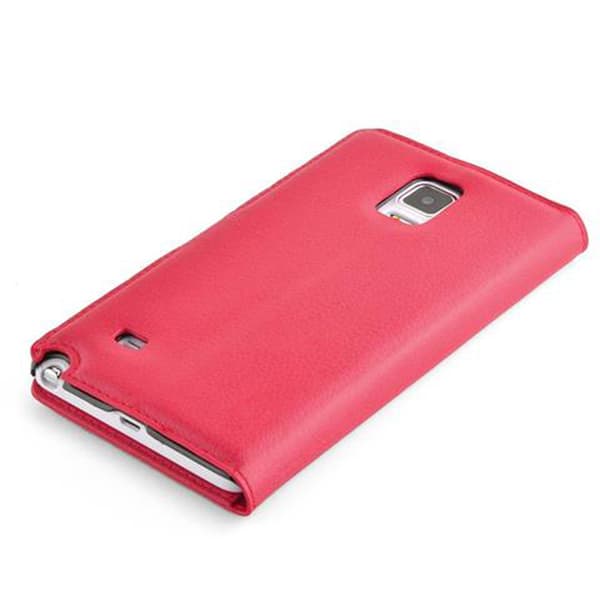 Samsung Galaxy NOTE 4 Suojakotelo Lompakkokotelo Matkapuhelinkotelo Suojakuori jossa magneettisuljenta, jalusta-toiminto ja korttitasku