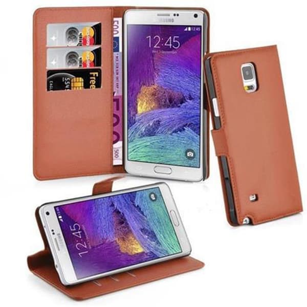 Samsung Galaxy NOTE 4 Suojakotelo Lompakkokotelo Matkapuhelinkotelo Suojakuori jossa magneettisuljenta, jalusta-toiminto ja korttitasku