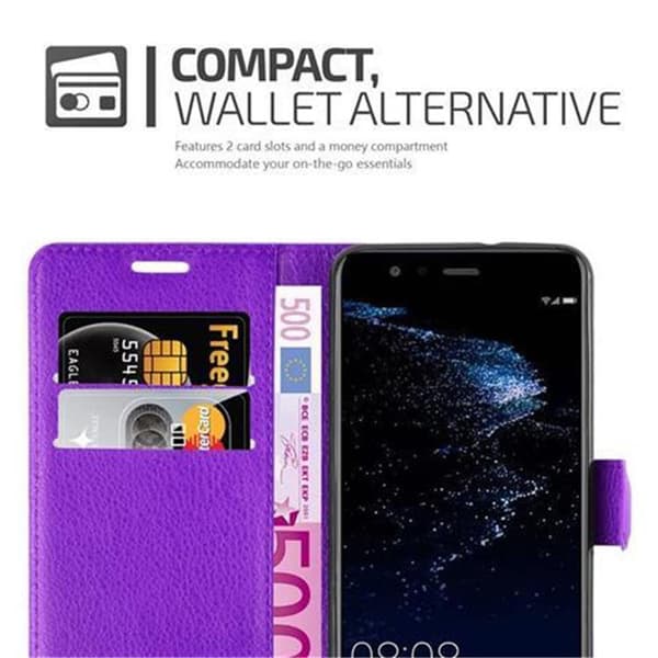 Huawei P10 LITE Plånboksfodral Fodral Skal Case med magnetisk stängning, ståfunktion och kortplats