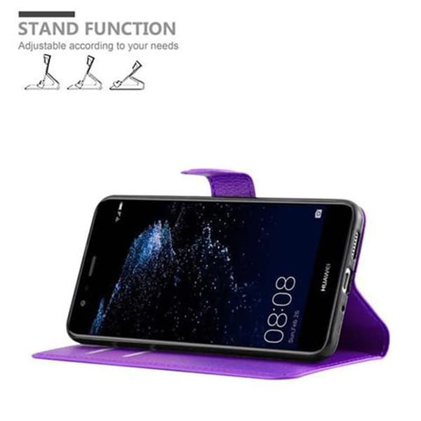 Huawei P10 LITE Plånboksfodral Fodral Skal Case med magnetisk stängning, ståfunktion och kortplats