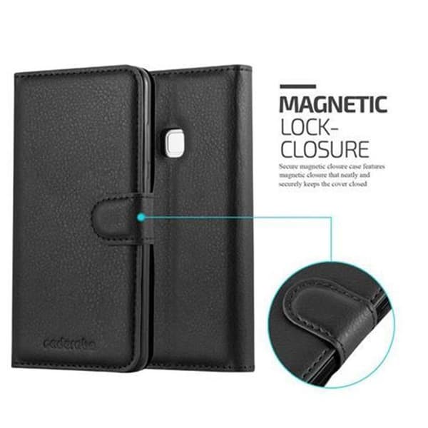 Huawei P10 LITE Plånboksfodral Fodral Skal Case med magnetisk stängning, ståfunktion och kortplats