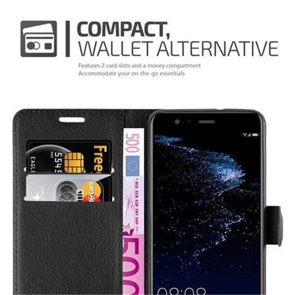 Huawei P10 LITE Plånboksfodral Fodral Skal Case med magnetisk stängning, ståfunktion och kortplats