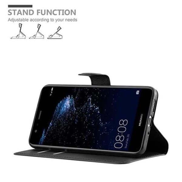 Huawei P10 LITE Plånboksfodral Fodral Skal Case med magnetisk stängning, ståfunktion och kortplats