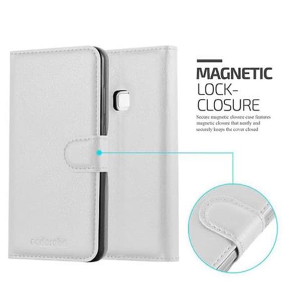 Huawei P10 LITE Suojakotelo Lompakkokotelo Matkapuhelinkotelo Suojakuori jossa magneettisuljenta, jalusta-toiminto ja korttitasku