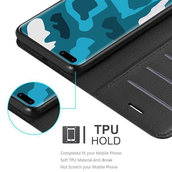Deksel til Huawei P40 PRO / P40 PRO+ Lommebokdeksel med magnetisk lukking, stativfunksjon og kortlomme