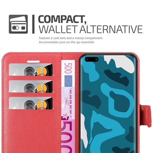 Pungetui Huawei P40 PRO / P40 PRO+ Cover Case (Rød)
