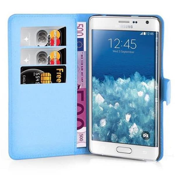 Samsung Galaxy NOTE EDGE Suojakotelo Lompakkokotelo Matkapuhelinkotelo Suojakuori jossa magneettisuljenta, jalusta-toiminto ja korttitasku