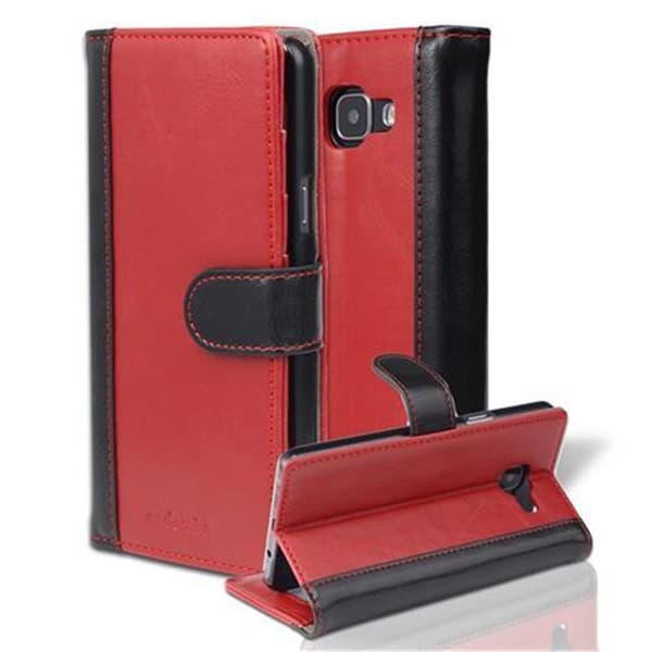 Samsung Galaxy A5 2016 Pungetui Cover Case () RØD SORT