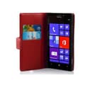 Pikkukuva 1 / 3: Nokia Lumia 925 Lompakkokotelo Suojakotelo Matkapuhelinkotelo Suojakuori kuvioitua keinonahkaa ja korttitasku