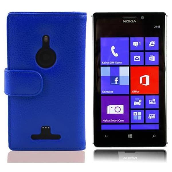 Nokia Lumia 925 Lompakkokotelo Suojakotelo Matkapuhelinkotelo Suojakuori kuvioitua keinonahkaa ja korttitasku