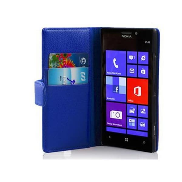 Nokia Lumia 925 Lompakkokotelo Suojakotelo Matkapuhelinkotelo Suojakuori kuvioitua keinonahkaa ja korttitasku