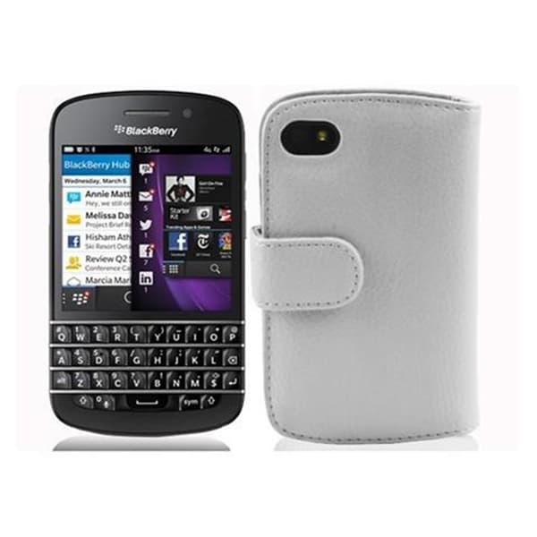 Blackberry Q10 Lompakkokotelo Suojakotelo Matkapuhelinkotelo Suojakuori kuvioitua keinonahkaa ja korttitasku