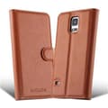 Miniatyrbild 6 av 6: Samsung Galaxy S5 / S5 NEO Plånboksfodral Fodral Skal Case med magnetisk stängning, ståfunktion och kortplats