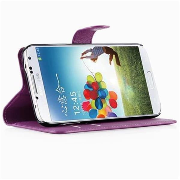 Samsung Galaxy S5 / S5 NEO Suojakotelo Lompakkokotelo Matkapuhelinkotelo Suojakuori jossa magneettisuljenta, jalusta-toiminto ja korttitasku
