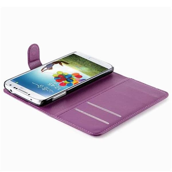 Samsung Galaxy S5 / S5 NEO Suojakotelo Lompakkokotelo Matkapuhelinkotelo Suojakuori jossa magneettisuljenta, jalusta-toiminto ja korttitasku